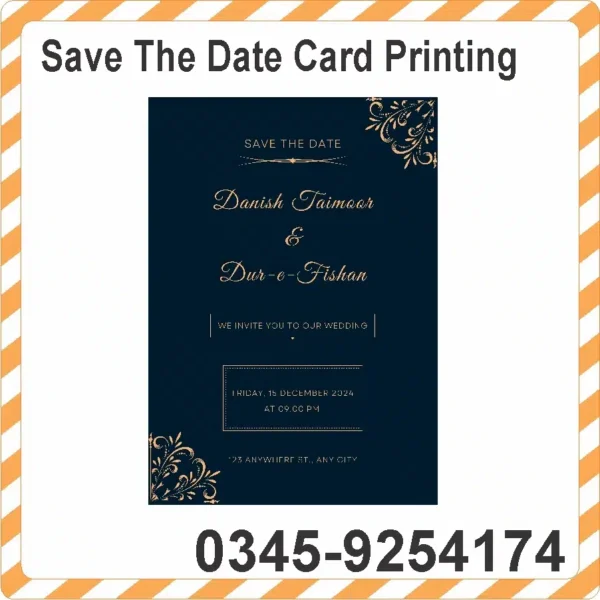 Save The Date Cards Printing