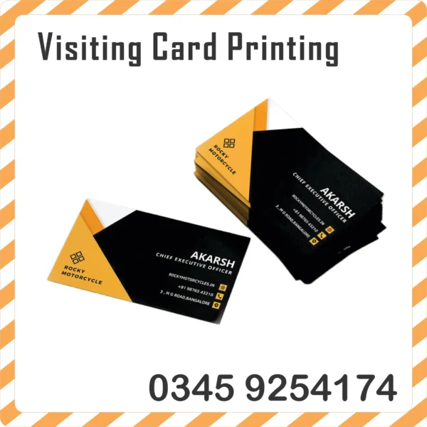 Visiting Card Printing Service in Peshawar Pakistan Buisness Card Printing